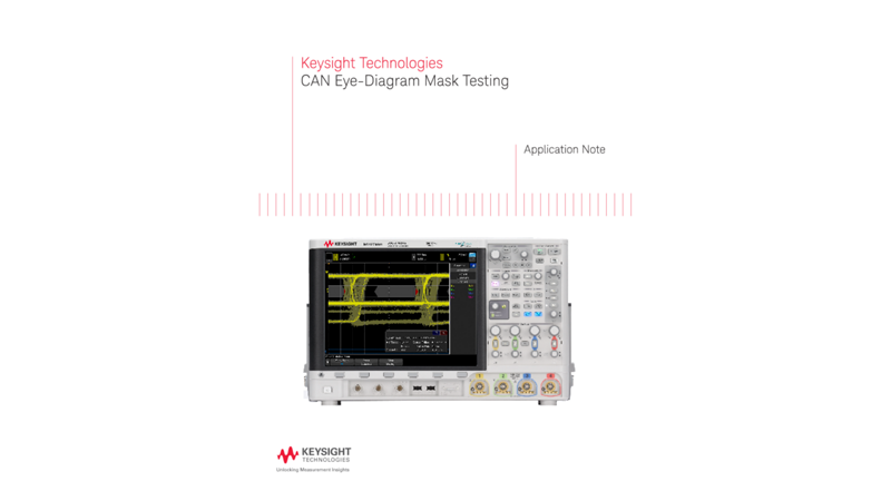 Controller Area Network (CAN) Eye-Diagram Mask Testing